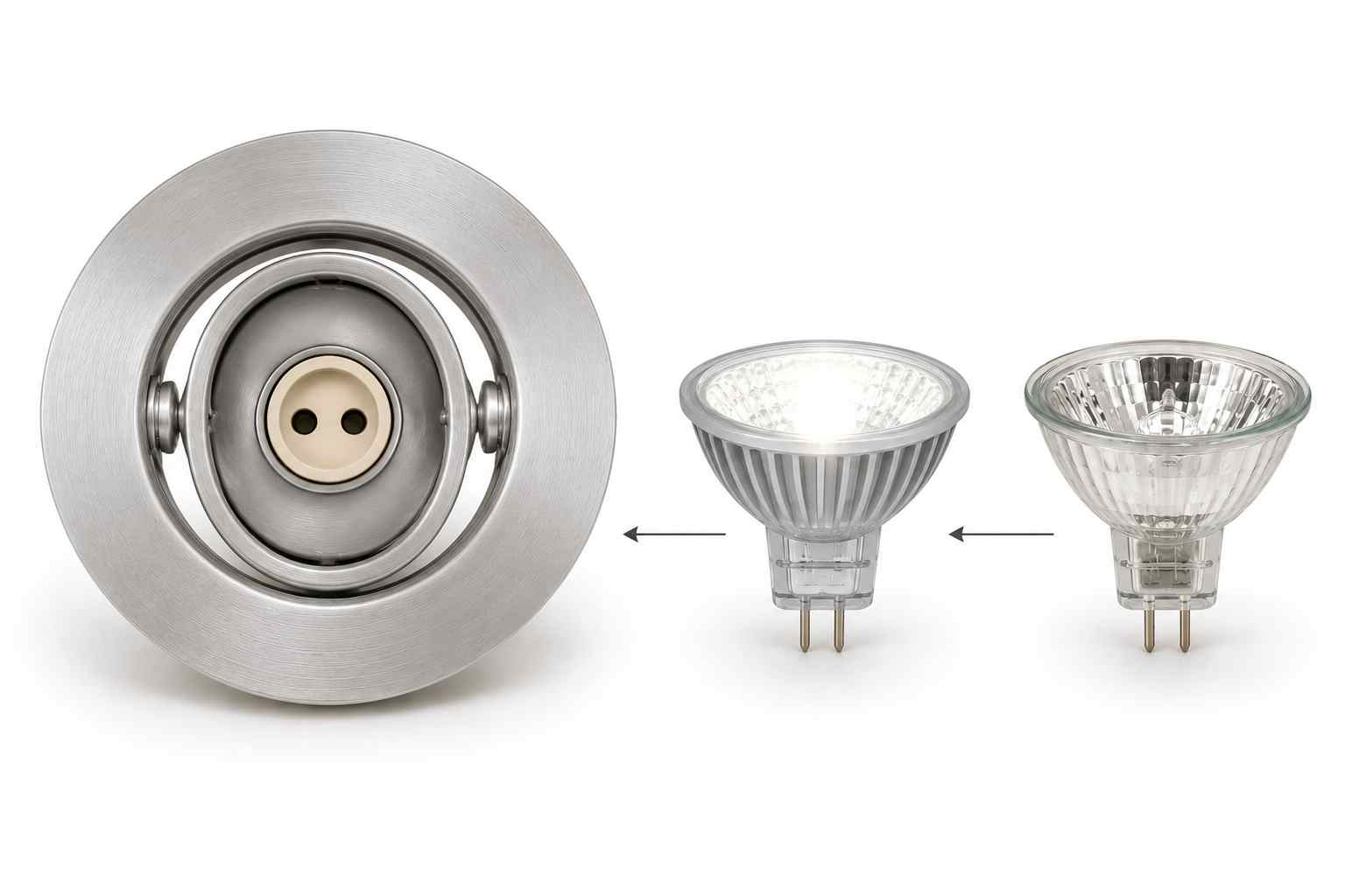 ARGUS CT-2115-C/M matný chrom - patice Gx5,3 12V LED nebo halogen